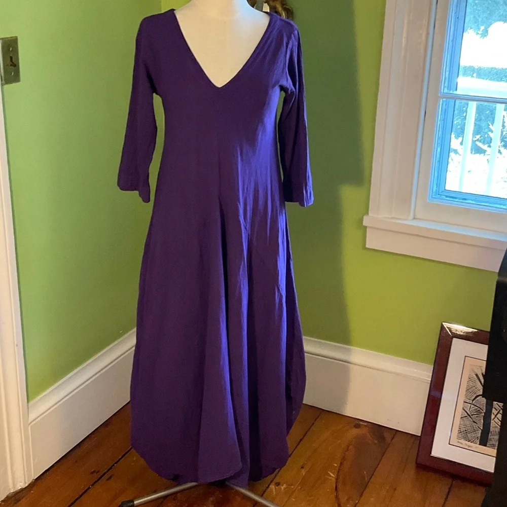 Oh, my Gauze! purple tulip hem dress - Picture 1 of 6